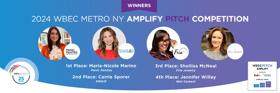 2024 WBEC Metro NY Amplify Pitch Competition Winners