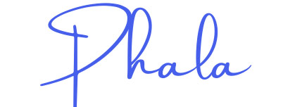 "Phala" in script font