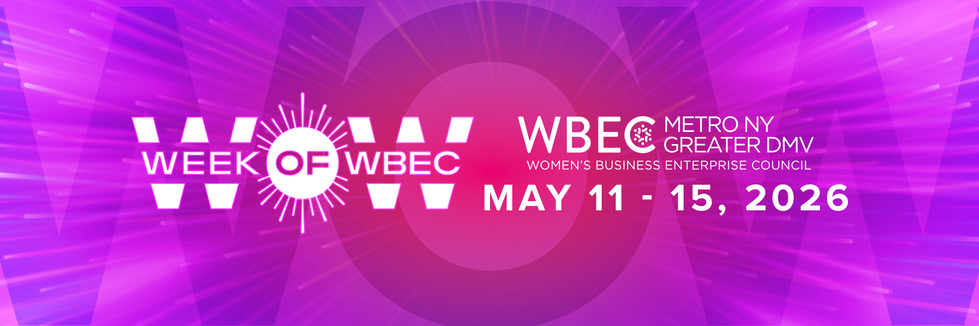 Week of WBEC - May 11 - May 15