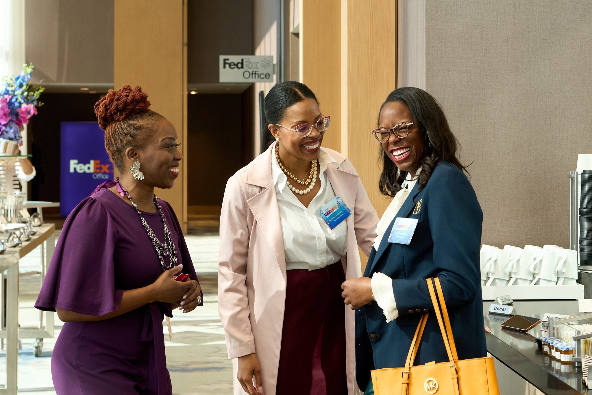 Group of women sitting at a business meeting