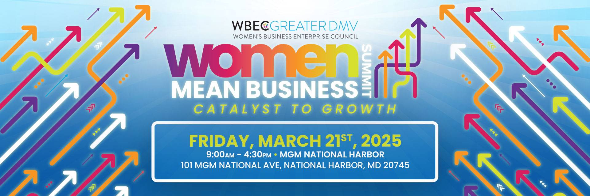 WBEC Greater DMV Women in Business Summit: Friday, March 21, 2025