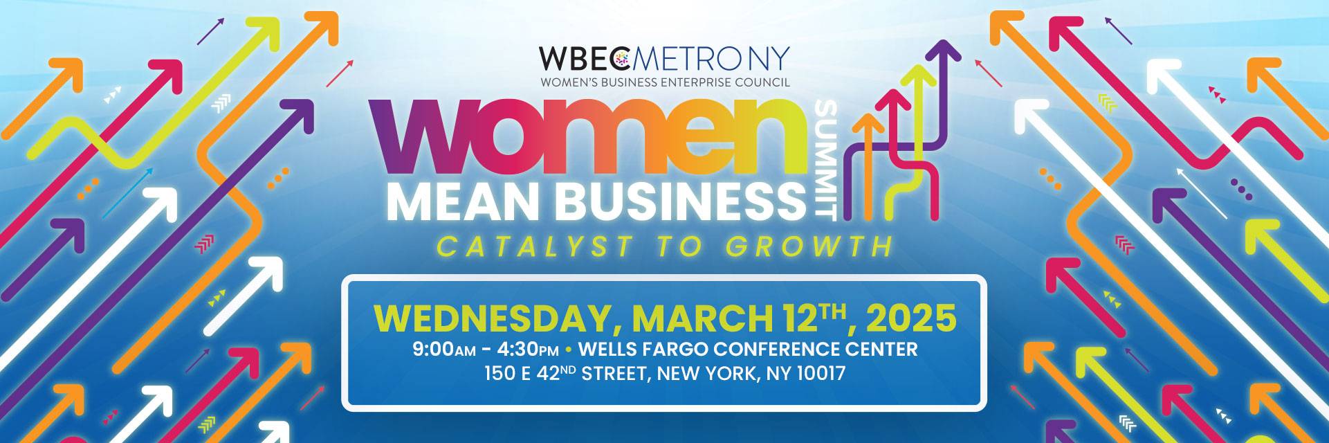 WBEC Metro NY Women in Business Summit: Wednesday, March 5, 2025